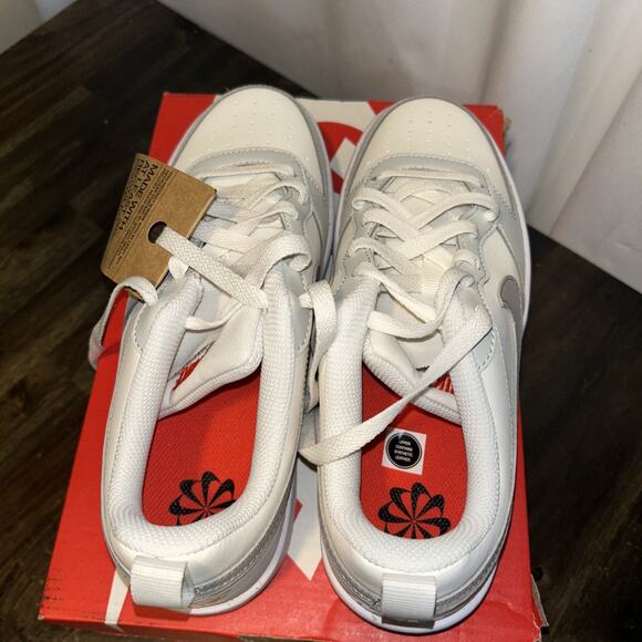 Nike Court Borough Low Recraft 7Y Sail/College Grey Photo Dust New W/Box - Picture 9 of 15